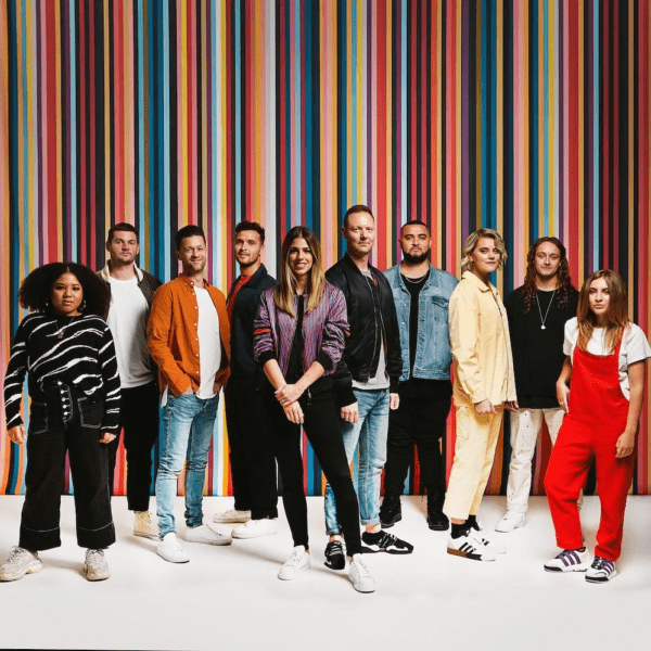 Hillsong United artsy band photo