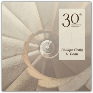 Phillips, Craig and Dean 30th anniversary album cover staircase