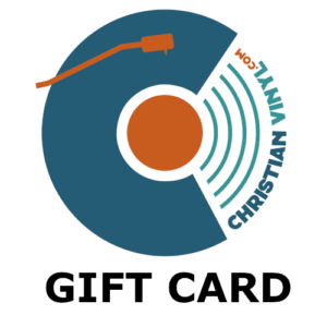 Gift Card Christian Vinyl Logo Orange and Blue