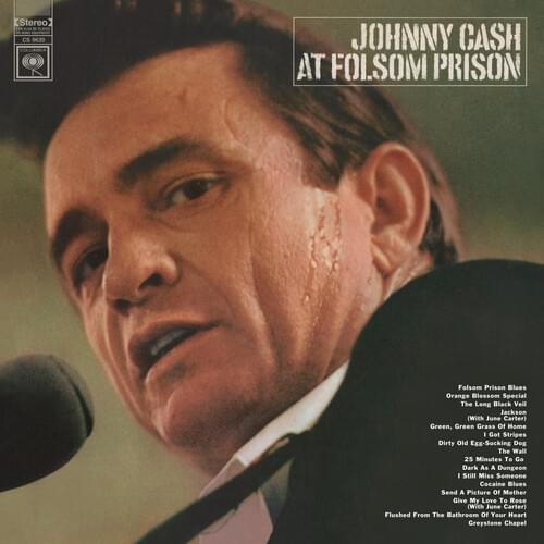 Johnny Cash at Folsom Prison Vinyl Album Cover